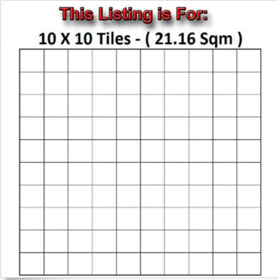 21.16sqm Portable Flooring, Dance Floor, Demountable Flooring. Metal Look Checkerplate $2045.60 Com