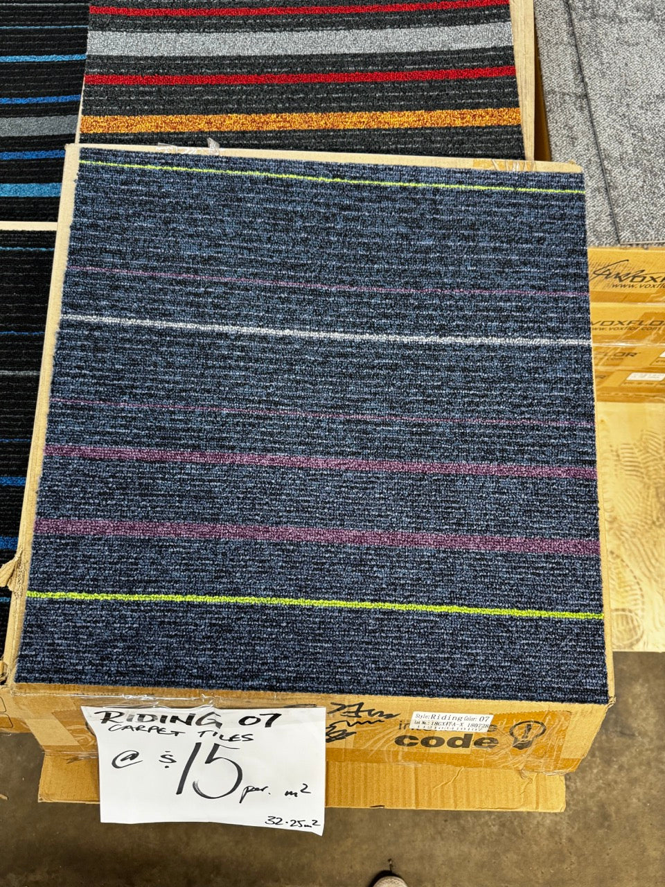 Riding 07 50cm x 50cm Carpet Tiles - 32.25sqm available