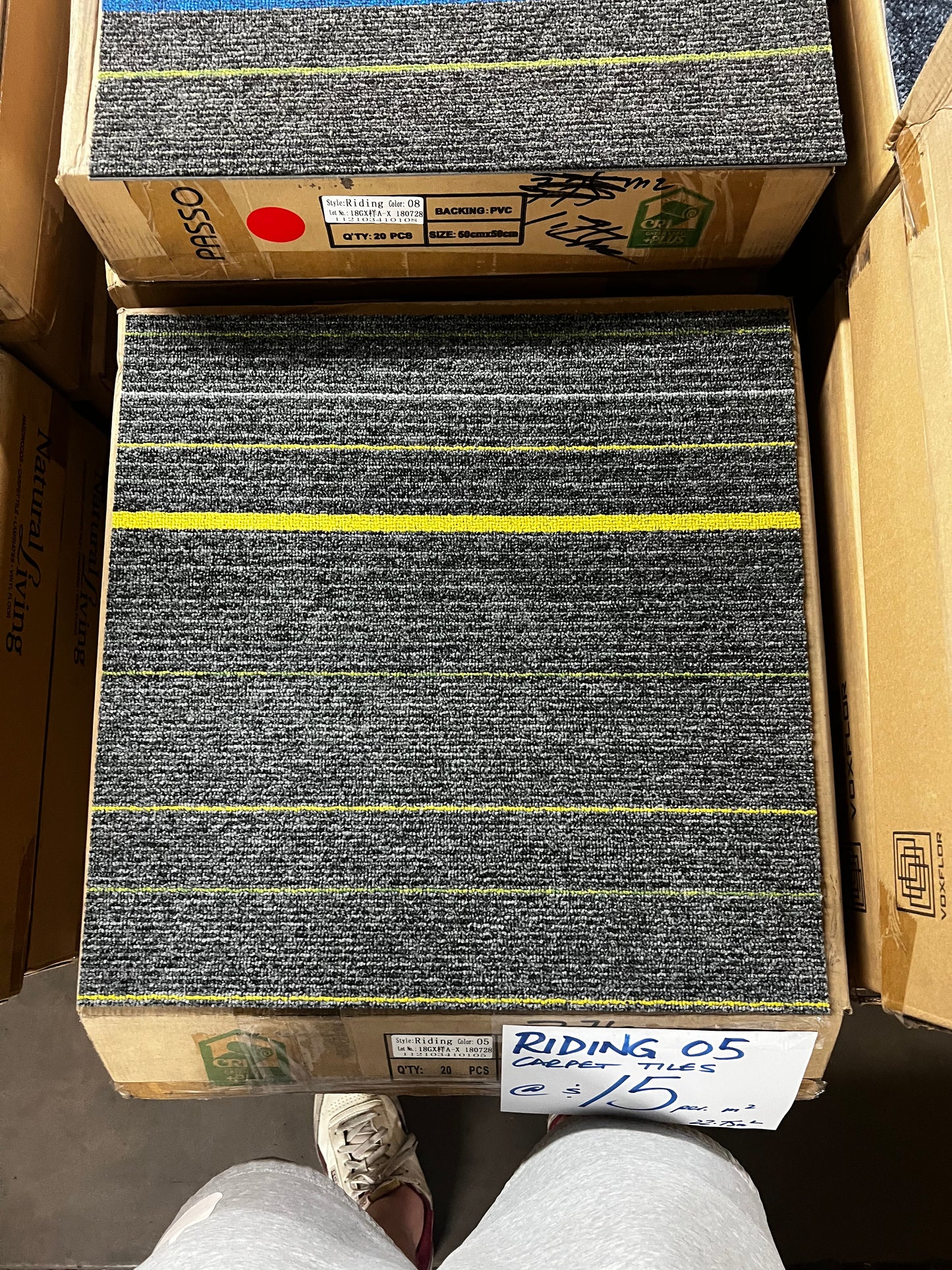 Riding 05 (22.75sqm) - 50cm x 50cm Carpet Tiles