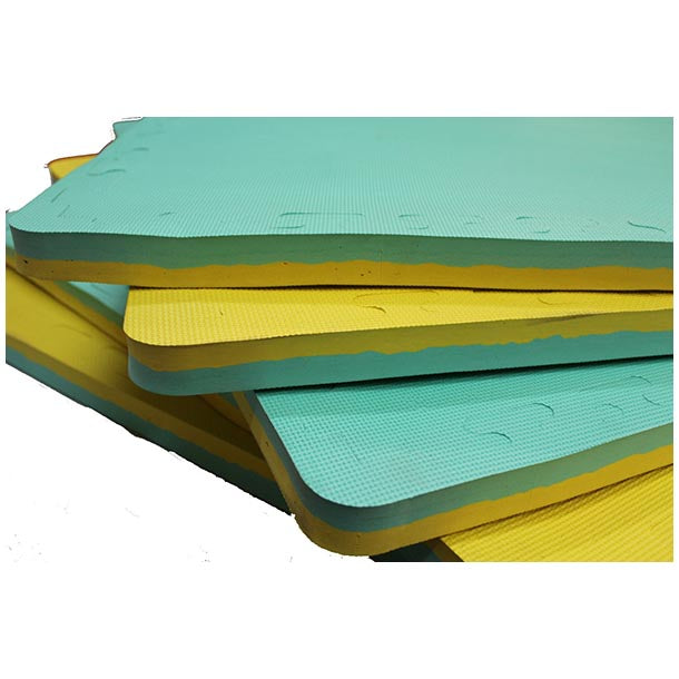 Martial Arts Mats Green / Yellow - 45mm