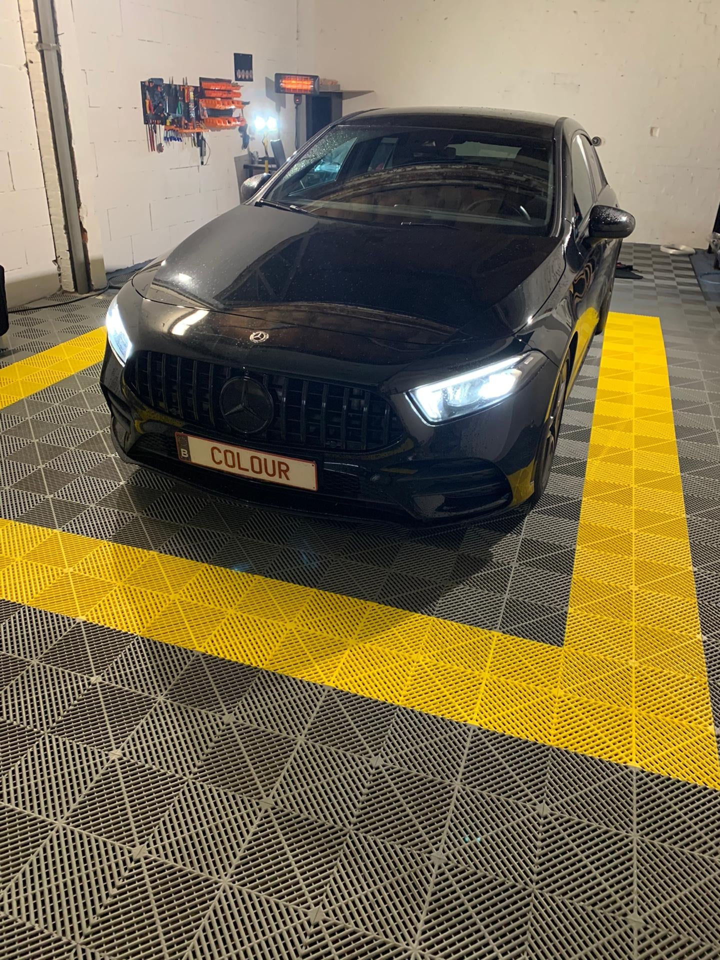 Big Rib 40cm x 40cm Garage Flooring - Yellow