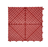 Big Rib 40cm x 40cm Garage Flooring - Red