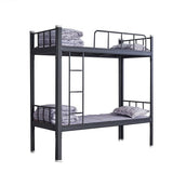 SINGLE BUNK BED - FLASH BLACK - SQUARED METAL
