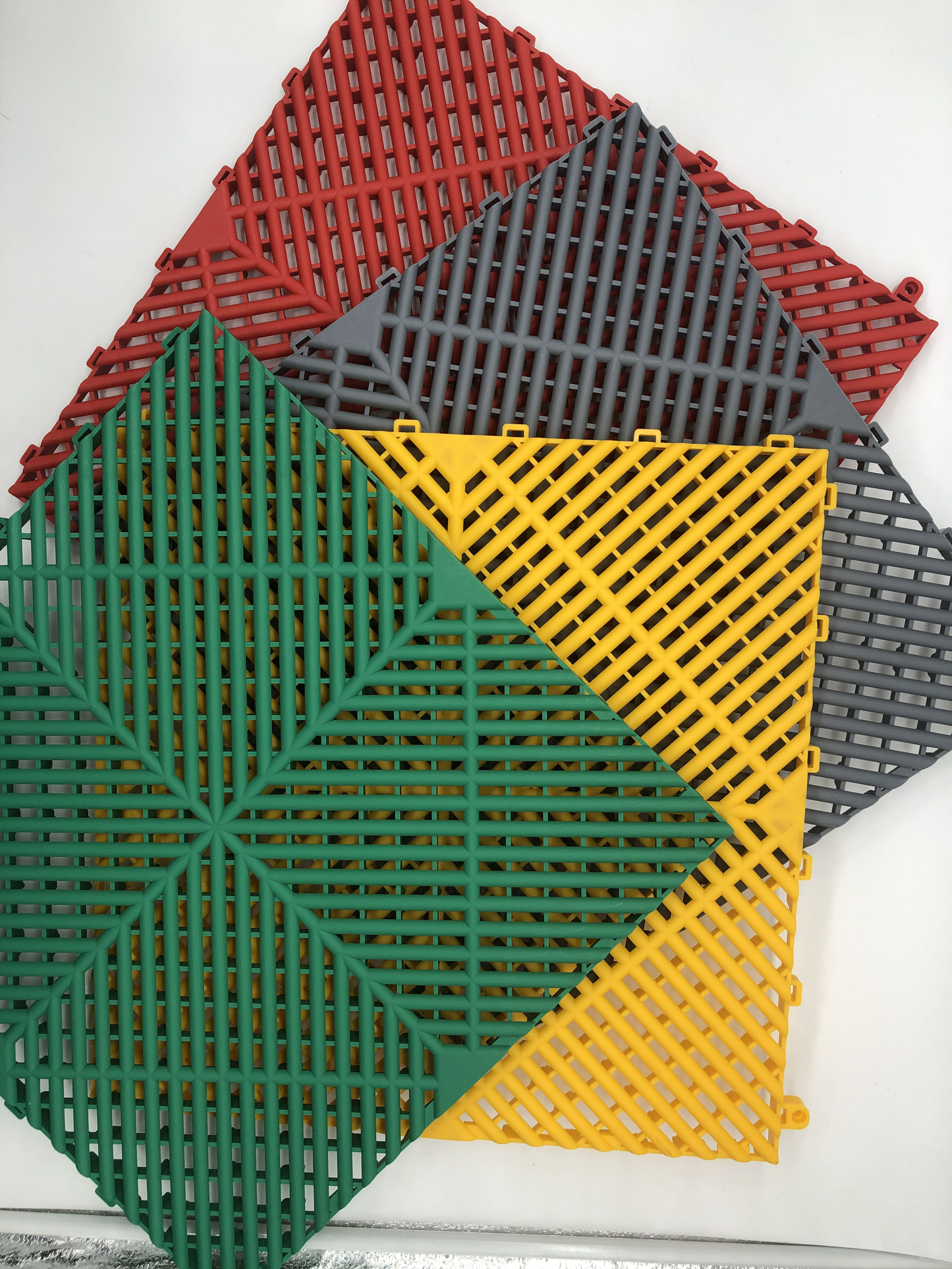 Big Rib 40cm x 40cm Garage Flooring - Yellow