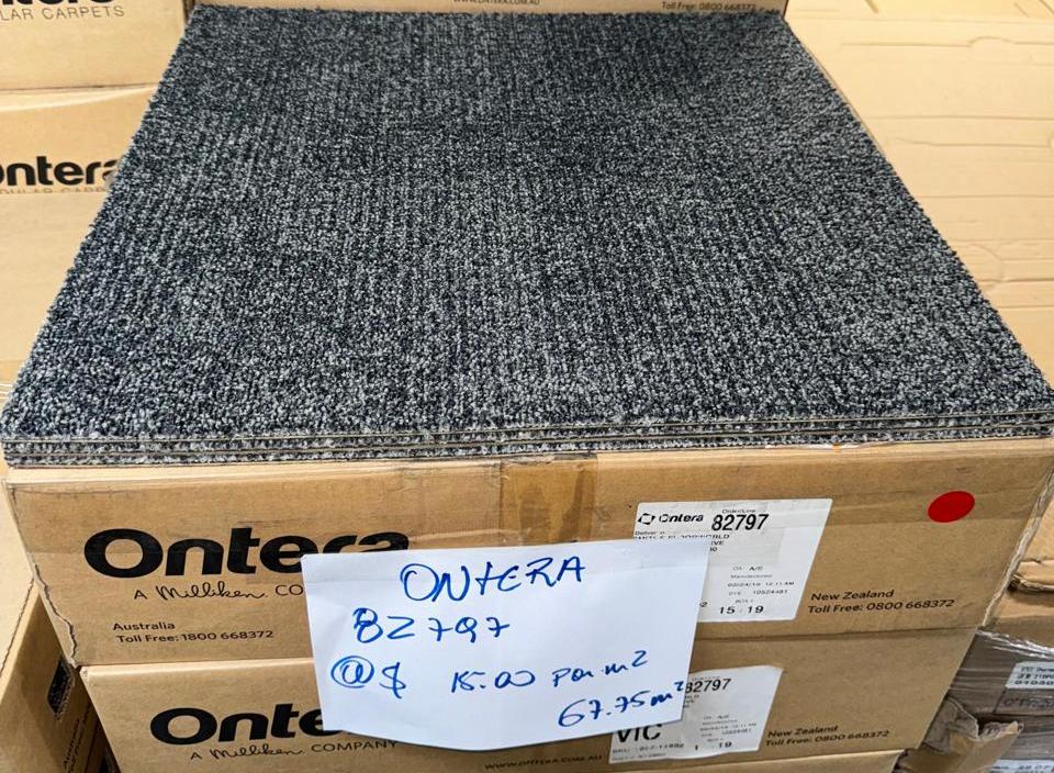 ONTERA 82797 CUSHION BACK (22.25 sqm) 50cm X 50cm CARPET TILE SPECIAL