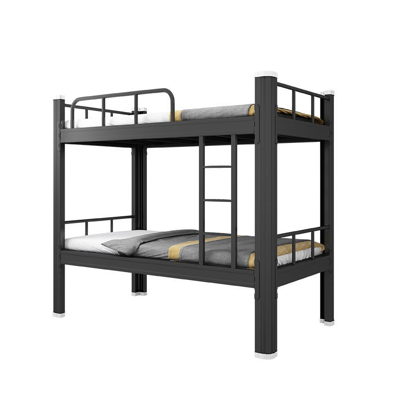 SINGLE BUNK BED - FLASH BLACK - SQUARED METAL
