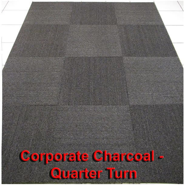Corporate Charcoal - Black Charcoal Silver Grey Lineal