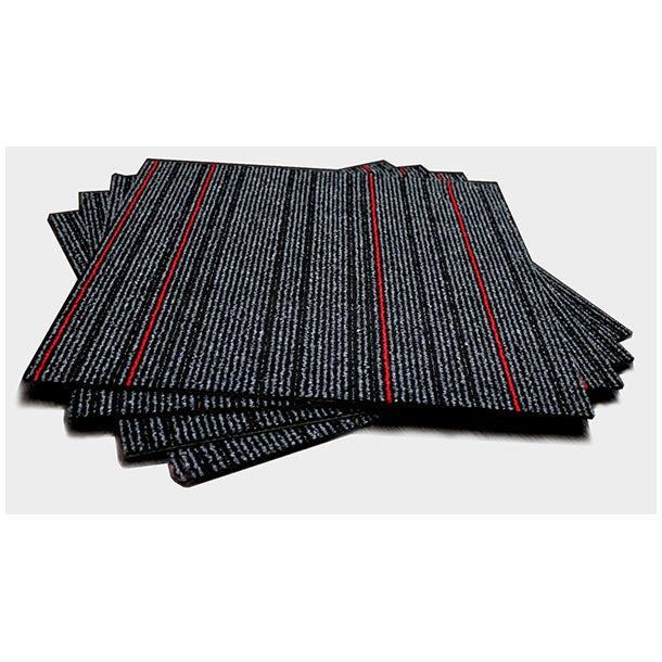 Redback Charcoal - Charcoal / Black / Silver Grey / Bold Red Stripe Highlight
