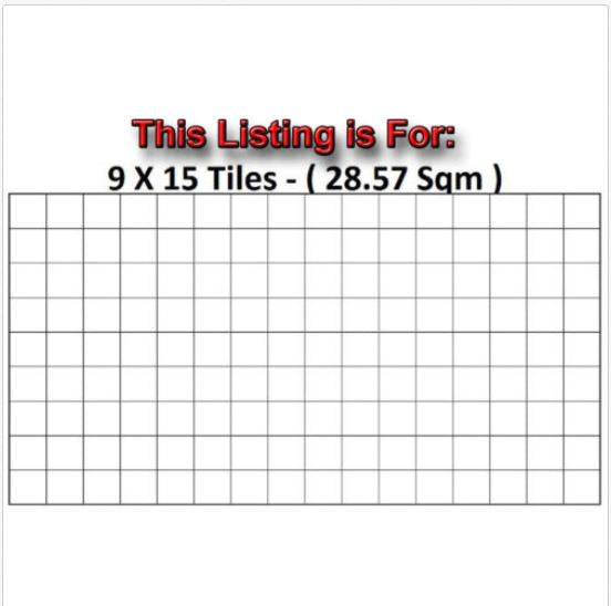 28.57sqm Portable Flooring, Dance Floor, Demountable Flooring. Black $2697.63 Complete
