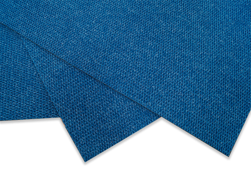 Bright Blue - 1m X 1m Needle Punched Heavy Duty Carpet Tiles