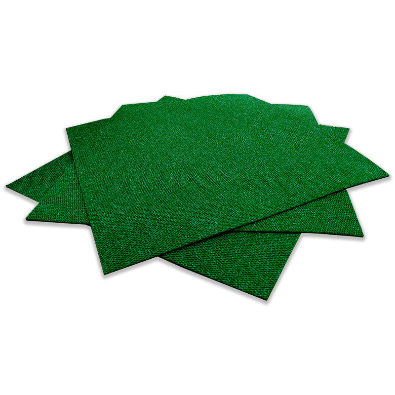 Bright Green 1m x 1m Needle Punched Heavy Duty Carpet Tiles