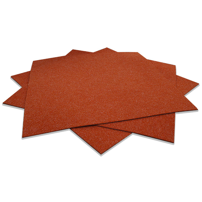 Bright Orange 1m x 1m Needle Punched Heavy Duty Carpet Tiles