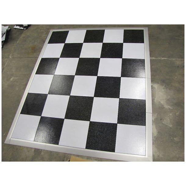 30.47sqm Portable Flooring, Dance Floor, Demountable Flooring. Black & White $2843.87 Complete