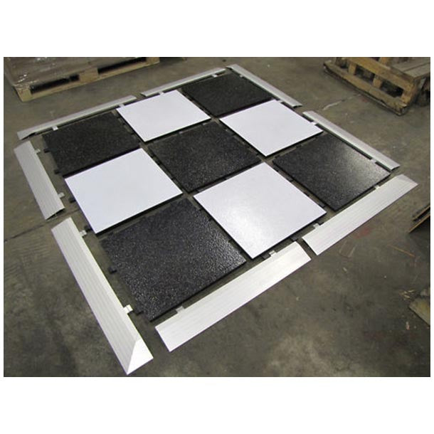 30.47sqm Portable Flooring, Dance Floor, Demountable Flooring. Black & White $2843.87 Complete