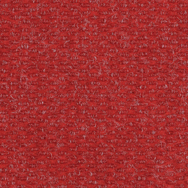 Bright Red 1m x 1m Needle Punched Heavy Duty Carpet Tiles