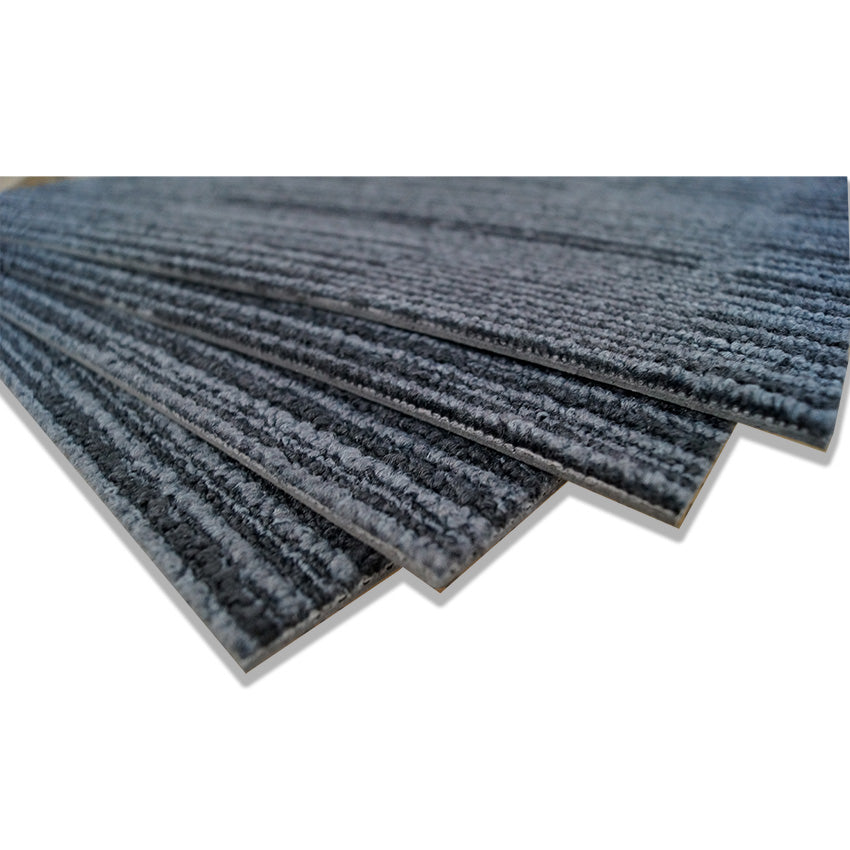 Champ Grey - Hi Traffic - SDN Pile - Greys/ Charcoal / Indent Pattern