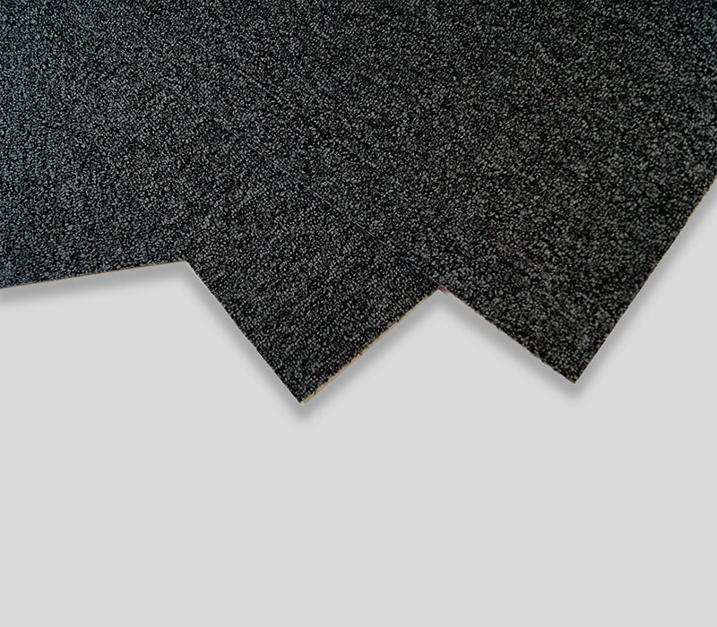 Cube Charcoal- Hi Traffic - SDN Pile - Charcoal / Steel Grey, Deep Textured Pile