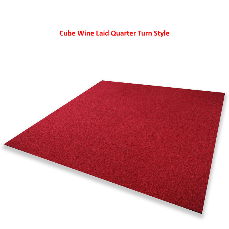 Cube Wine- Hi Traffic - SDN Pile - Rich Wine Reds, Deep Textured Pile