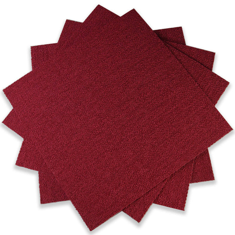 Cube Wine- Hi Traffic - SDN Pile - Rich Wine Reds, Deep Textured Pile
