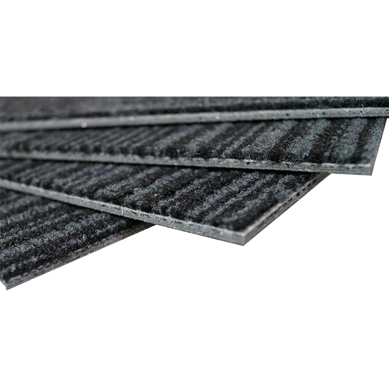 Champ Charcoal - Hi Traffic - SDN Pile - Dark Charcoal/Grey/ Black Indent Pattern