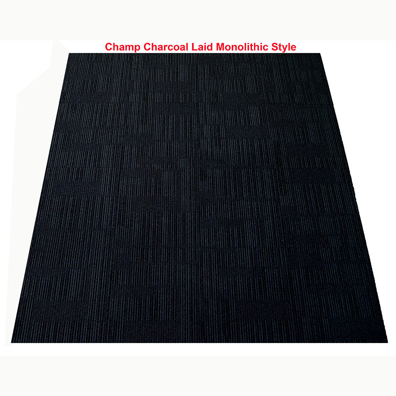 Champ Charcoal - Hi Traffic - SDN Pile - Dark Charcoal/Grey/ Black Indent Pattern