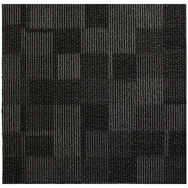 Cube 11 Black Charcoal Block Pattern
