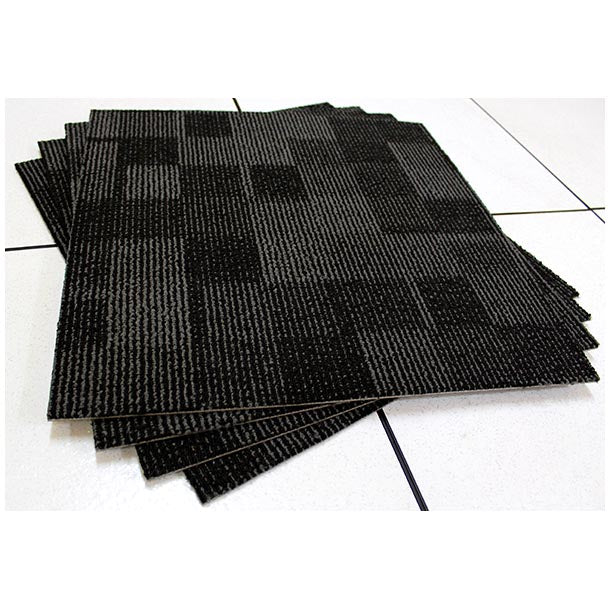 Cube 11 Black Charcoal Block Pattern