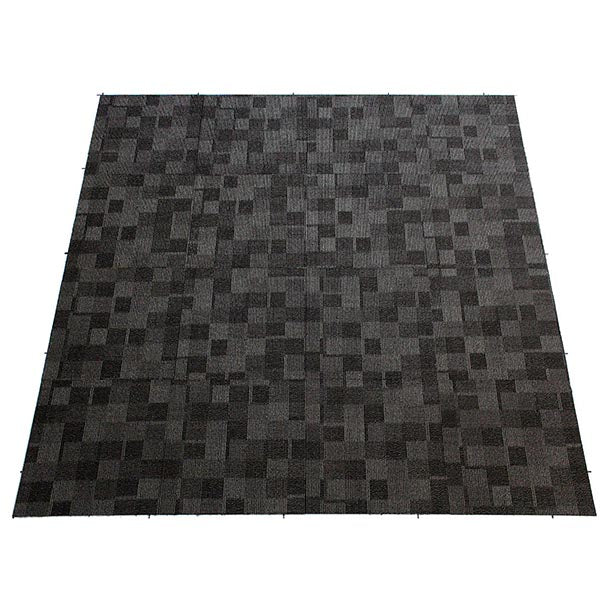 Cube 11 Black Charcoal Block Pattern
