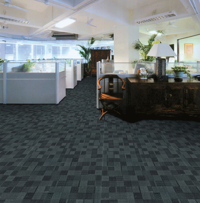 Cube 11 Black Charcoal Block Pattern