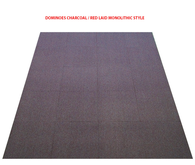 Dominoes Charcoal / Red /Fuchsia