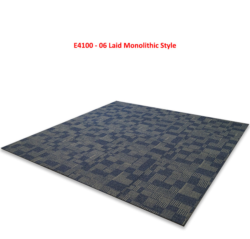 E4100 colour 06 Blue Navy Blue Grey Pattern