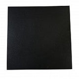 50cm x 50cm x 15mm Gym Rubber Tiles - Pure Black