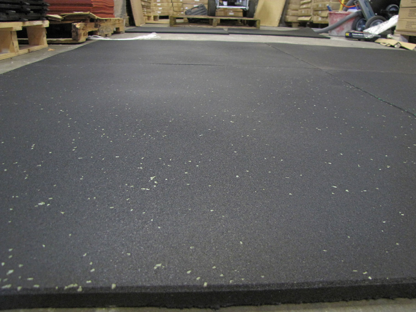 1Mx1Mx15mm Gym Rubber-Neutral Fleck-1 to 49 Tiles-$35.00ea