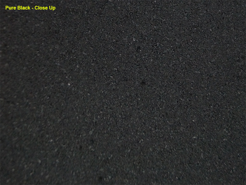 1m X 1m X 15mm Gym Rubber - Jet Black - 1 to 49 Tiles $35.00ea