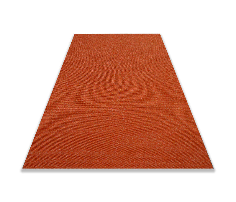Bright Orange 1m x 1m Needle Punched Heavy Duty Carpet Tiles