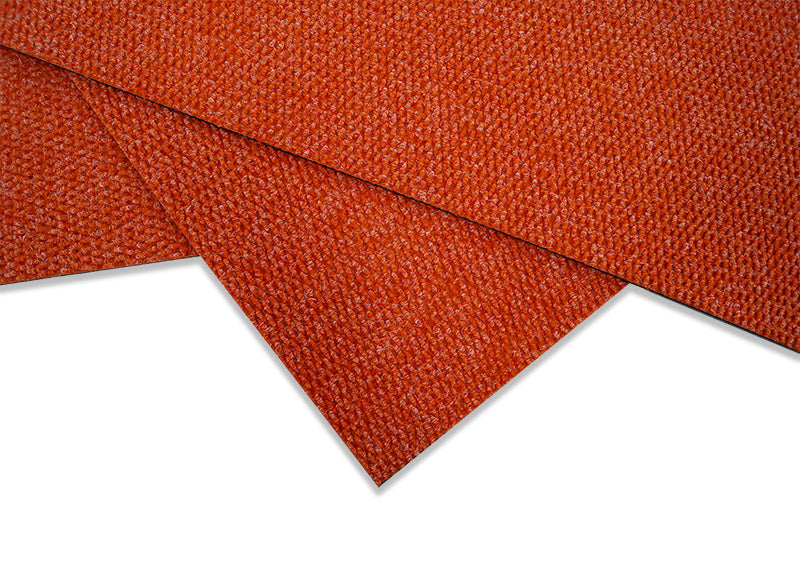Bright Orange 1m x 1m Needle Punched Heavy Duty Carpet Tiles