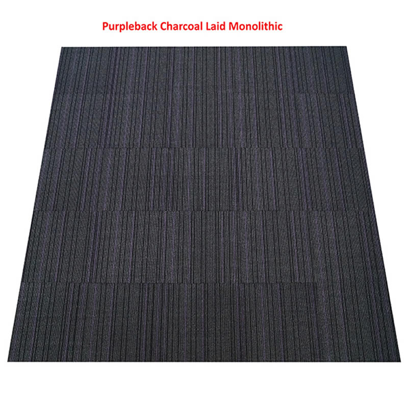 Purpleback Charcoal 50cm X 50cm Carpet tiles