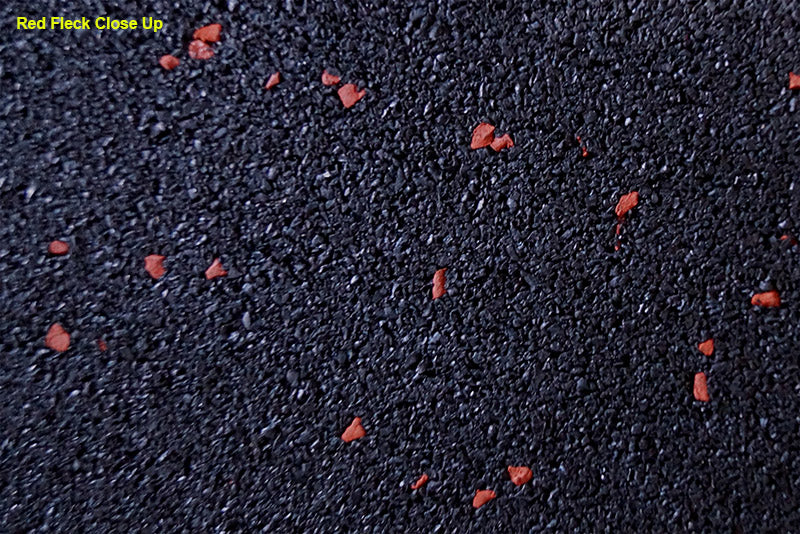 1Mx1M x 15mm Gym Rubber - Red Fleck-1 to 49 Tiles-$35.00ea
