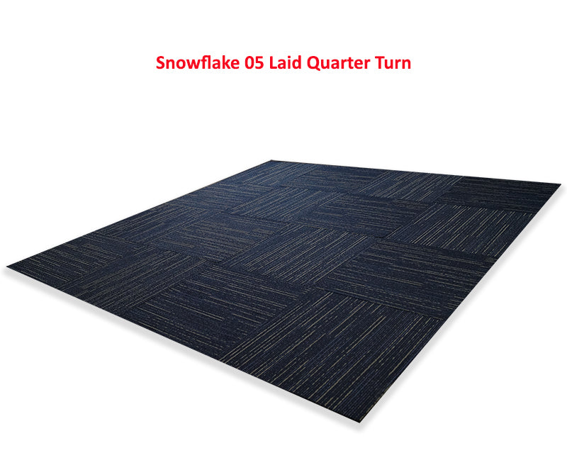 Snowflake Colour 05 - Dark Blue Charcoal Blue Base / Mid Blue & Grey Highlights