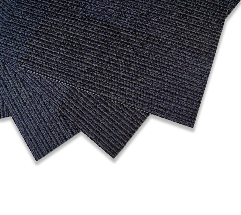 Sohu colour 08 Charcoal / Blue Deep Blue Indent Pattern