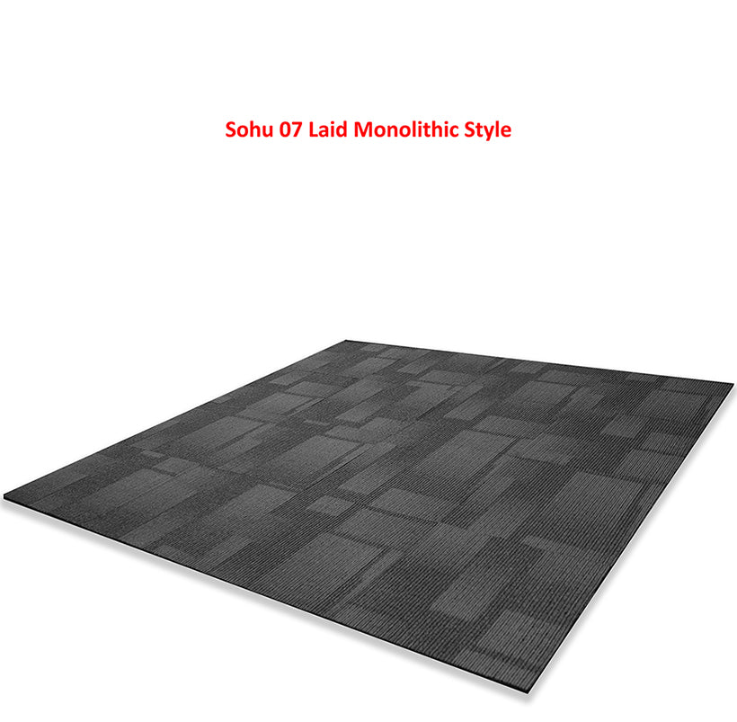 Sohu colour 07 Charcoal Grey Indent Pattern