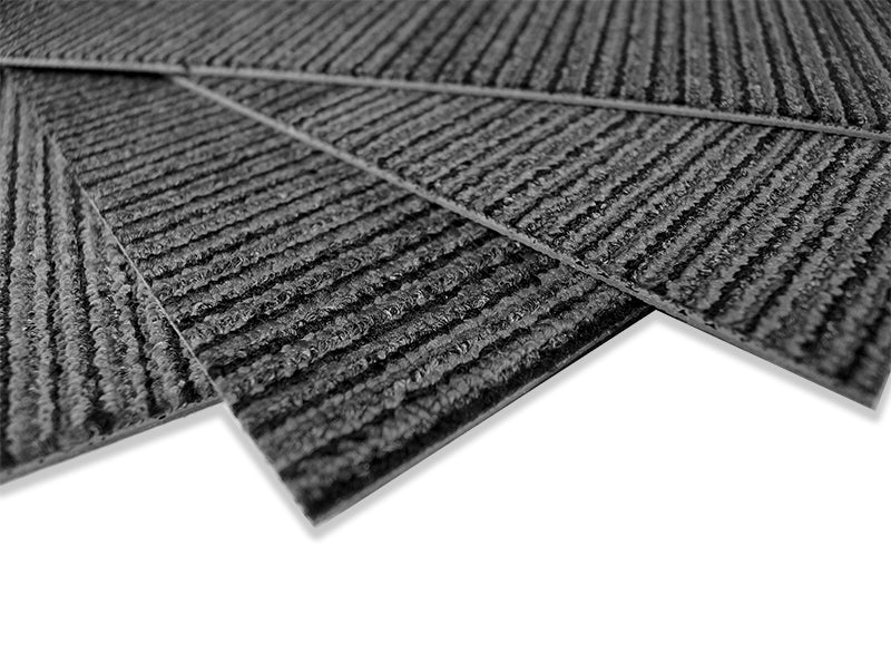 Sohu colour 07 Charcoal Grey Indent Pattern