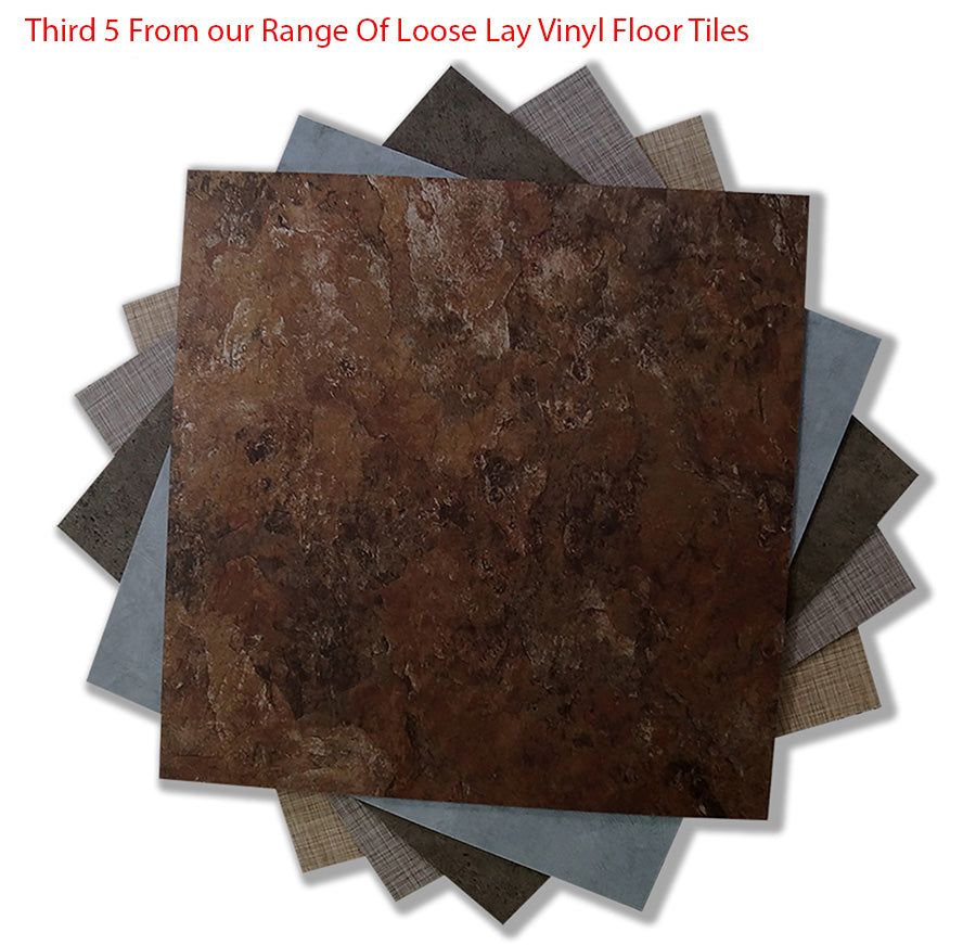 Loose Lay Vinyl Floor Tiles - KS 3401-Pure White