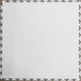 PVC Leather Look Interlocking Garage Flooring Tiles - White