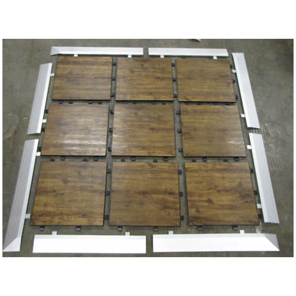 17.14sqm Portable Flooring, Dance Floor, Demountable Flooring. Wood Look $1695.42 Complete