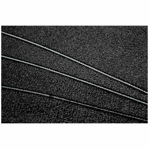 Black Petal II Pure Black - 50cm x 50cm Carpet Tiles