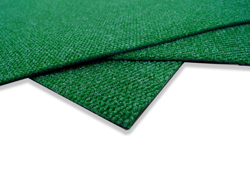 Bright Green 1m x 1m Needle Punched Heavy Duty Carpet Tiles