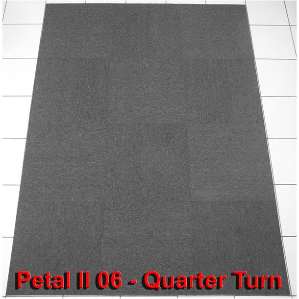 Classic Grey Petal II-06 Mid - Dark Grey Black Fleck