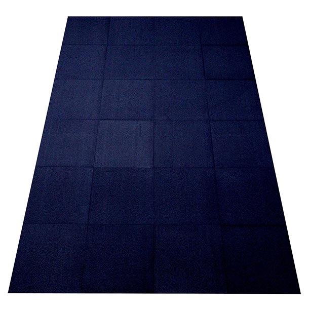 Blue - Royal Blue Looped (50cm X 50cm) Carpet Tiles