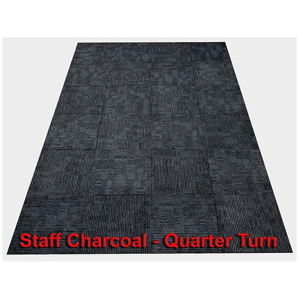 Staff Charcoal Dark Charcoal Black Pattern